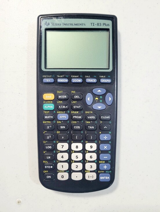 Texas Instruments Other - Texas Instruments TI-83 Plus Graphing Calculator Tested Works Student School